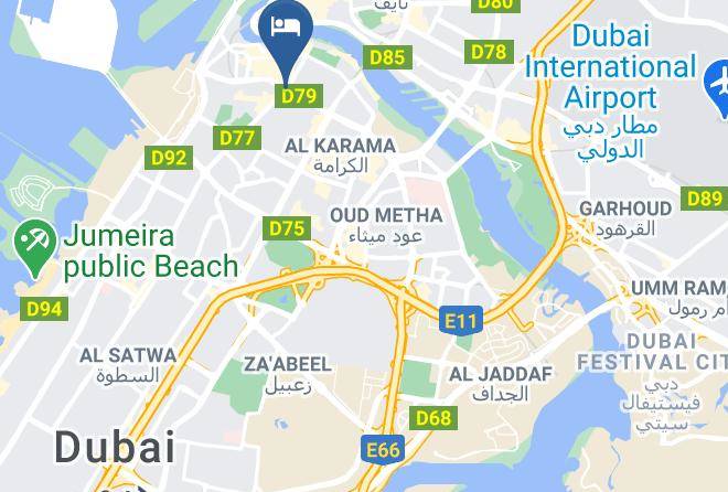 Dubai - Regal Plaza Hotel Maps