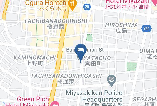 Miyazaki City - Regalo Hotel Miyazaki Maps