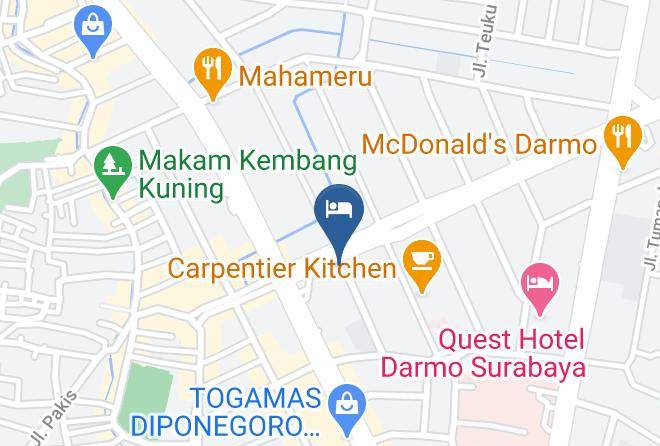 Kota Surabaya - Regantris Hotel Surabaya Maps