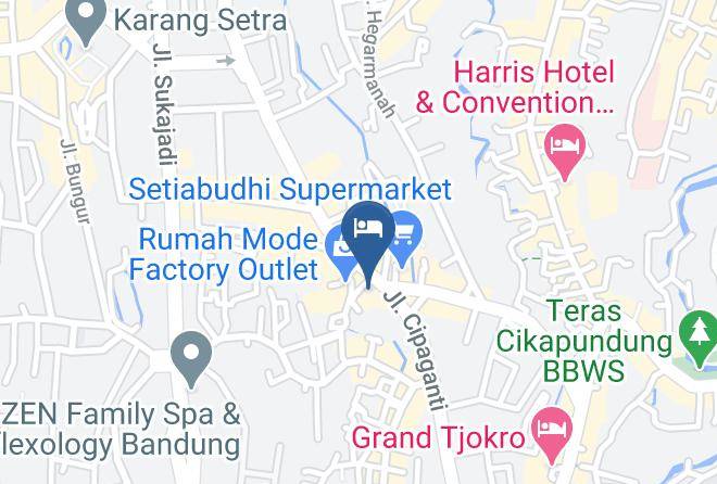 Bandung - Belviu Hotel Bandung Maps