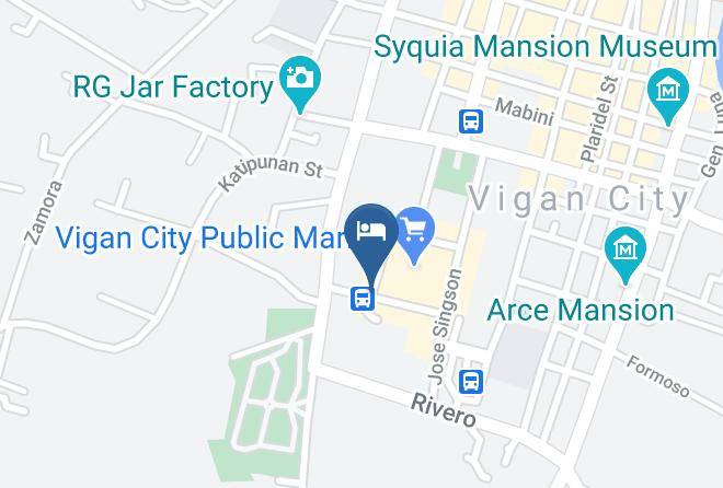 Ilocos Sur - Regency Hotel De Vigan Maps