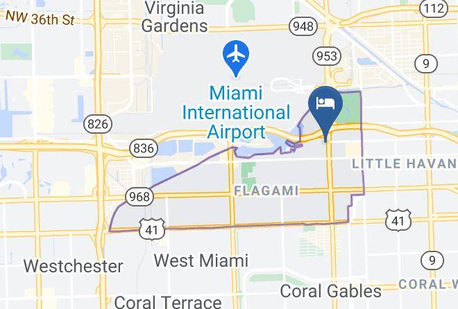 Miami Dade - Regency Hotel Maps