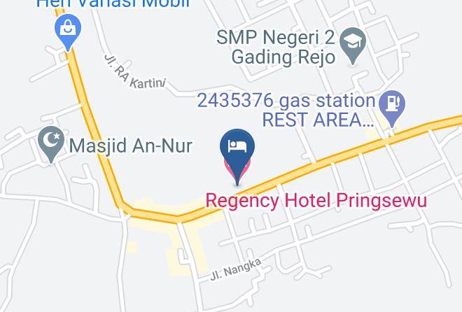 Tanggamus Regency - Regency Hotel Pringsewu Maps