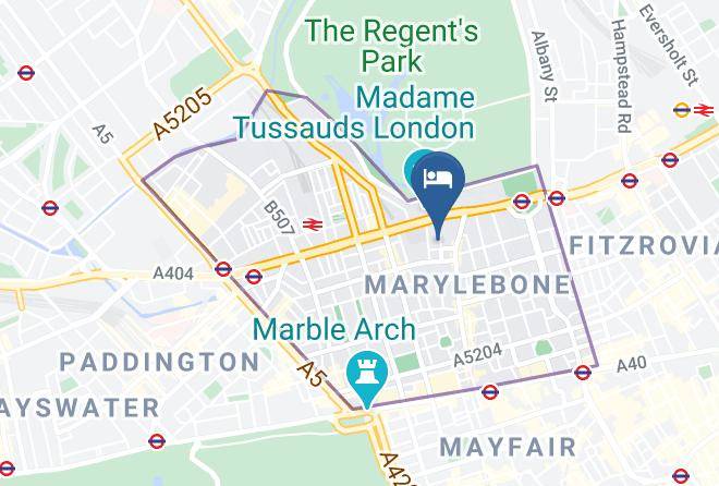 London - Regency Hotel Westend Maps