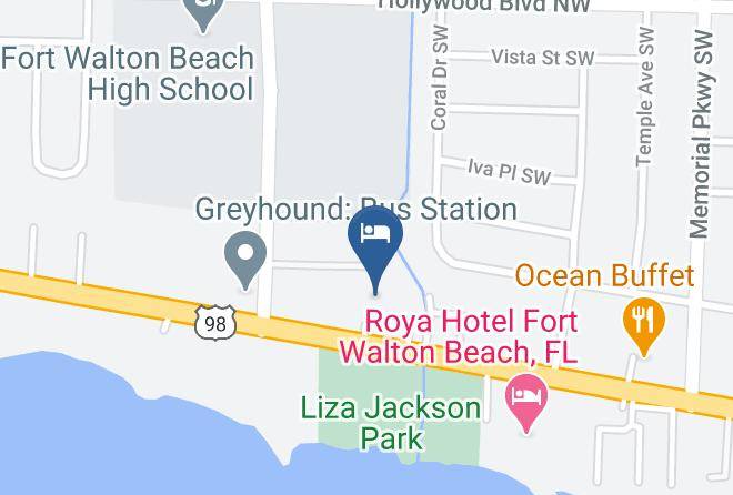 Okaloosa - Regency Inn Maps