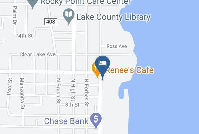 Lake - Regency Inn Lakeport Maps
