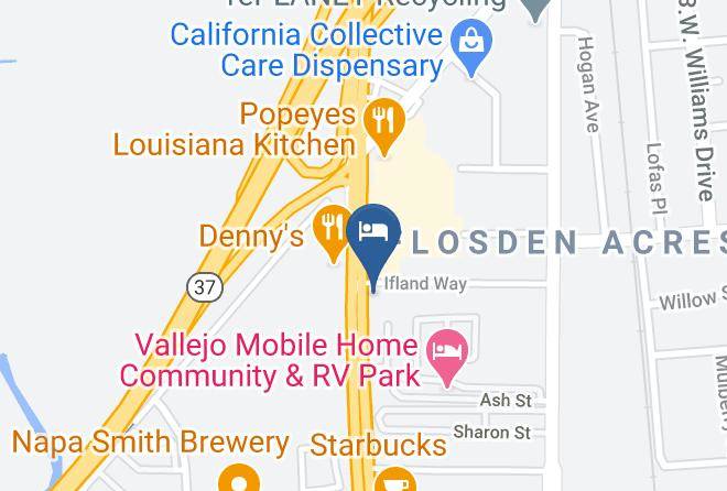 Solano - Regency Inn Vallejo Maps