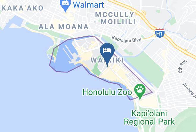 Honolulu - Regency On Beachwalk Waikiki By Outrigger Maps