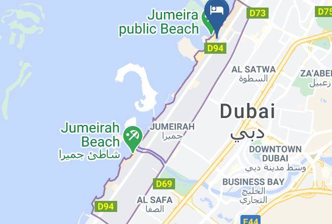 Dubai - Regent Beach Resort Maps