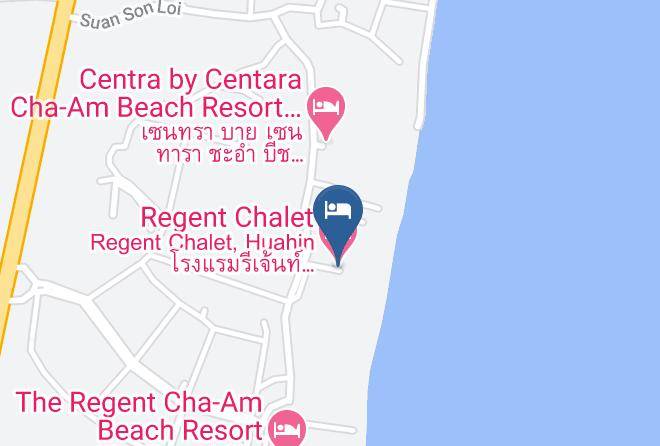Regent Chalet Map - Phetchaburi - Amphoe Cha Am