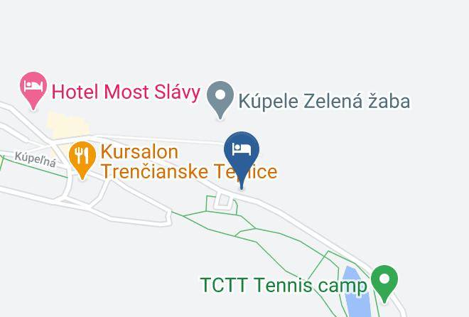 Trencin - Regent Club Vila Tereza Maps