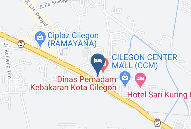 Kota Cilegon - Regent Hotel Maps
