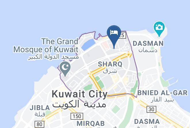 Kuwait City - Regent Hotel Maps