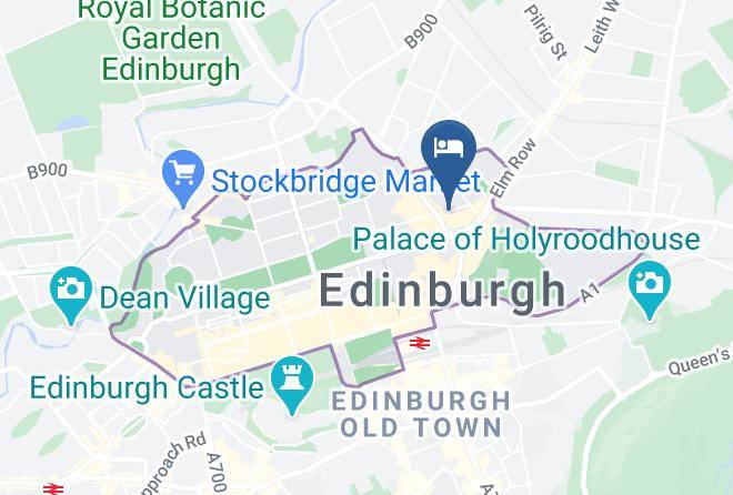 Edinburgh City - Regent House Hotel Maps