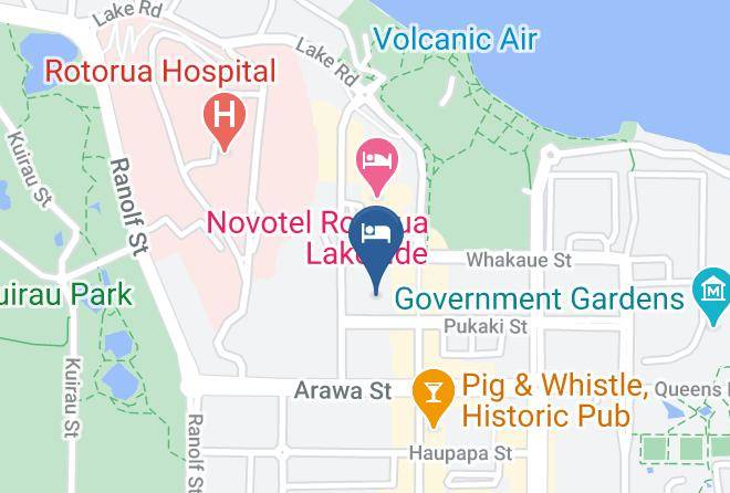 Rotorua - Regent Of Rotorua Boutique Hotel Maps