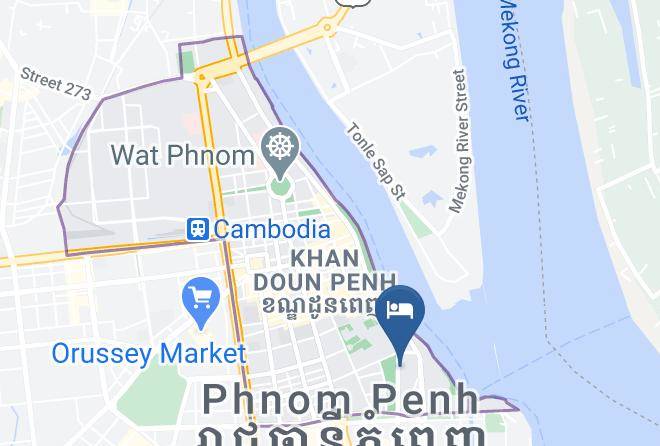 Doun Penh - Regent Park Hotel Maps