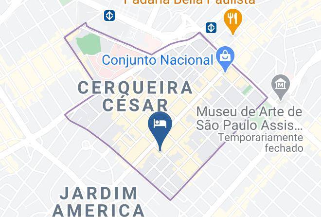 Sao Paulo Jardim Paulista - Regent Park Suite Hotel Maps