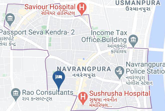 Ahmadabad - Regenta Central Antarim Hotel Maps