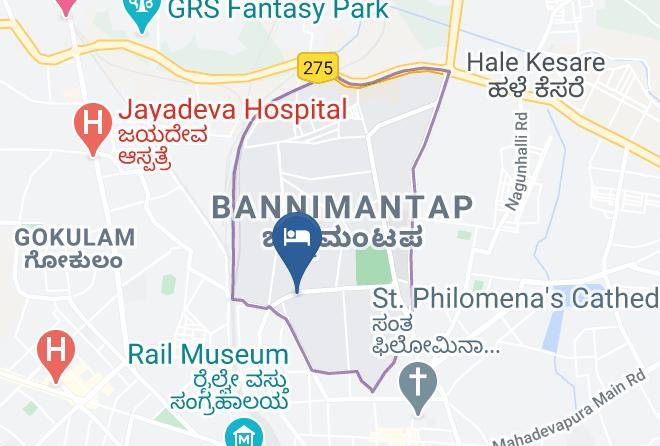Mysore - Regenta Central Herald Mysore Maps