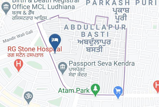 Ludhiana - Regenta Central Klassik Maps