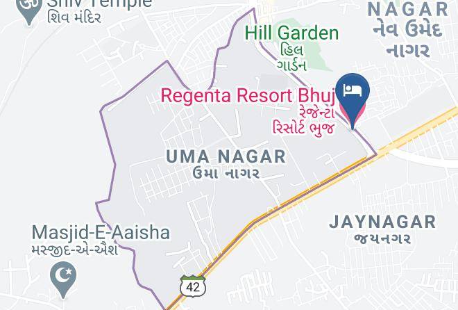 Bhuj - Regenta Resort Bhuj Maps
