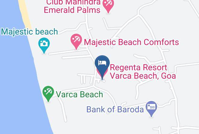 Salcete - Regenta Resort Varca Beach Goa Maps