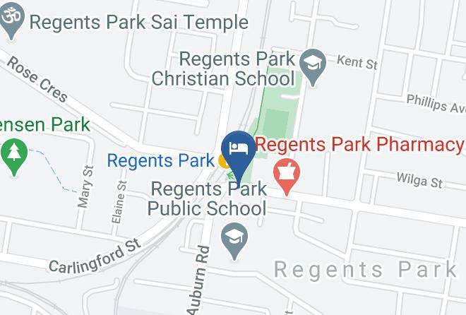 Cumberland - Nightcap At Regents Park Hotel Maps