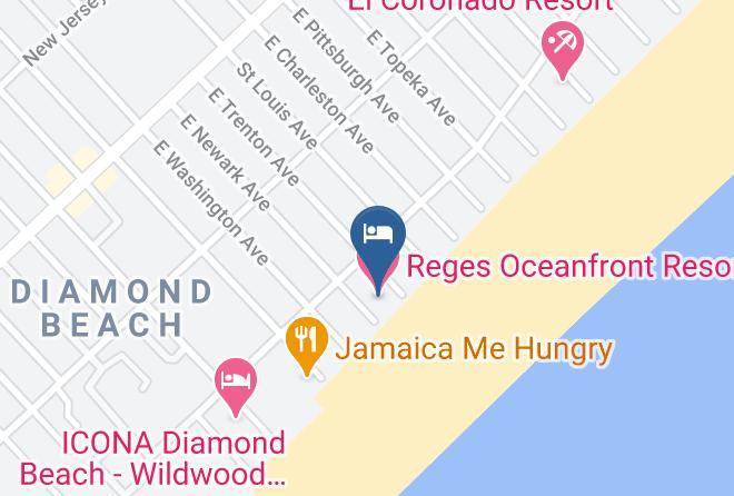 Cape May - Reges Oceanfront Resort Maps