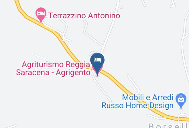 Agrigento - Agriturismo Reggia Saracena Agrigento Maps