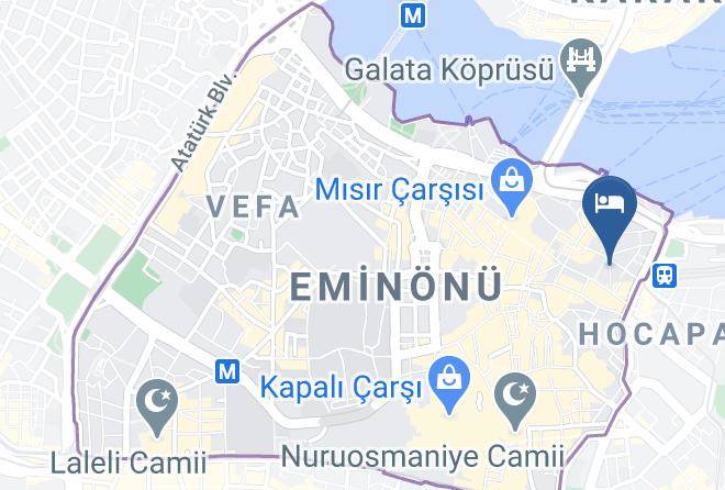 Regie Ottoman Hotel Istanbul Map