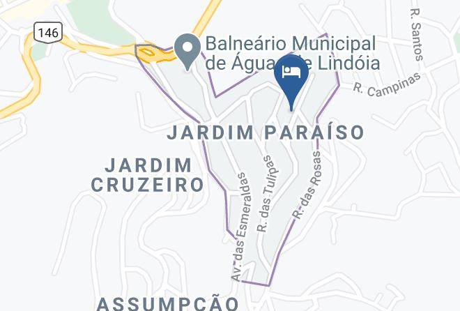 Aguas De Lindoia - Regina Hospedagens Maps