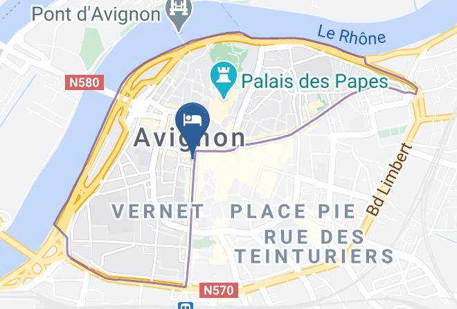 Vaucluse - Regina Hotel Avignon Maps