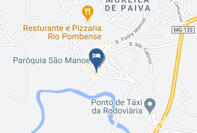 Rio Pomba - Regina Hotel Maps