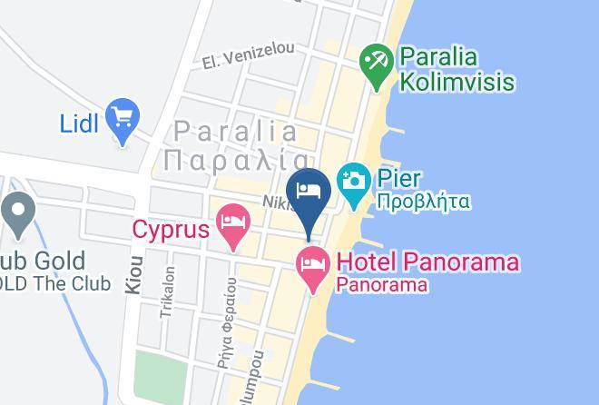 Pieria - Regina Mare Hotel Maps