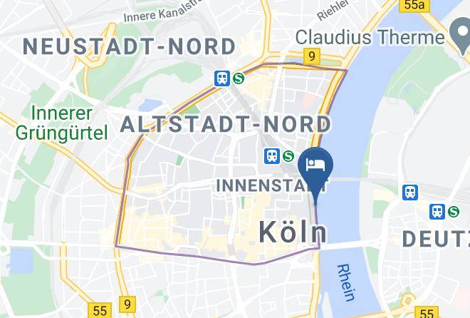 Cologne - Regis Hotelschiffe Koln Maps