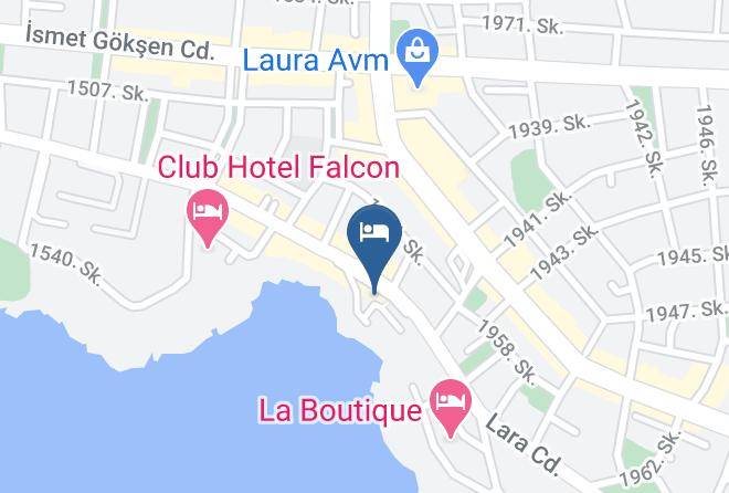 Muratpasa - Regna Hotel Maps
