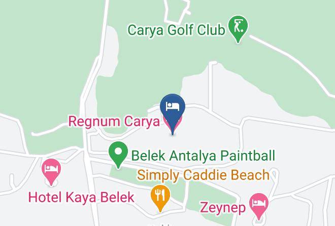 Serik - Regnum Carya Maps