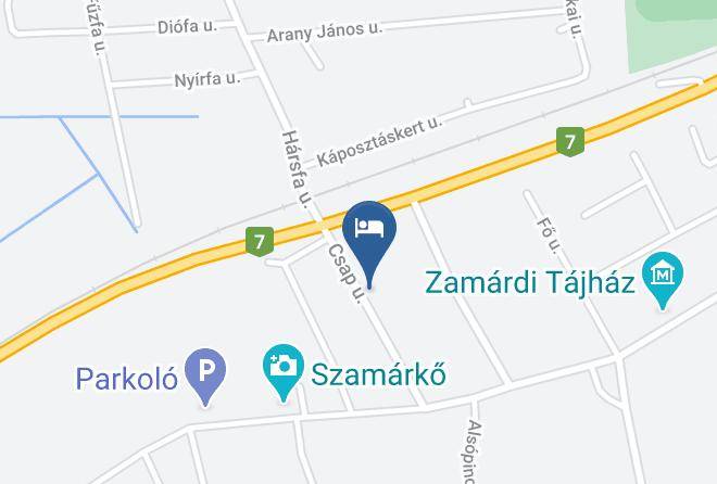 Zamardi - Regoczy Vendeghaz Zamardi Maps