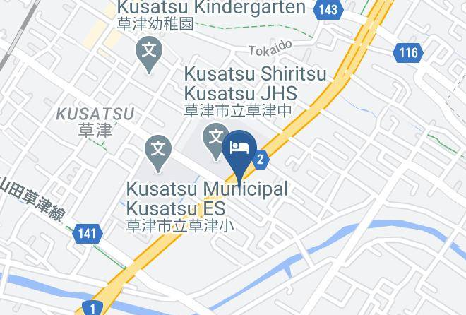 Kusatsu City - Reiah Hotel Kusatsu Maps