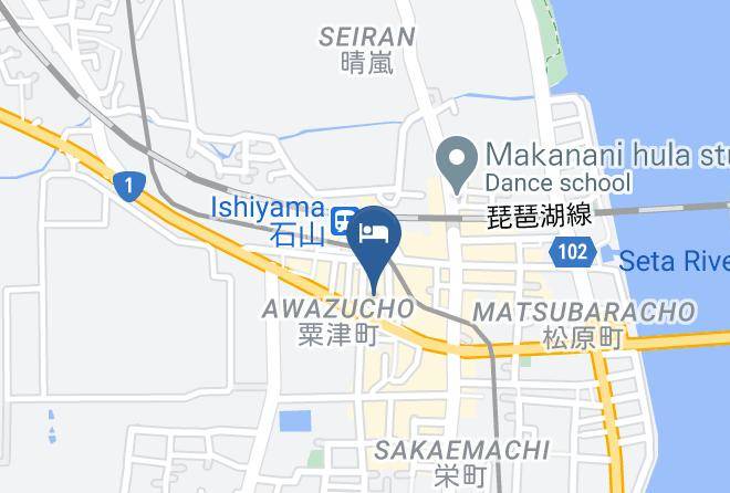 Otsu City - Reiah Hotel Otsu Ishiyama Maps