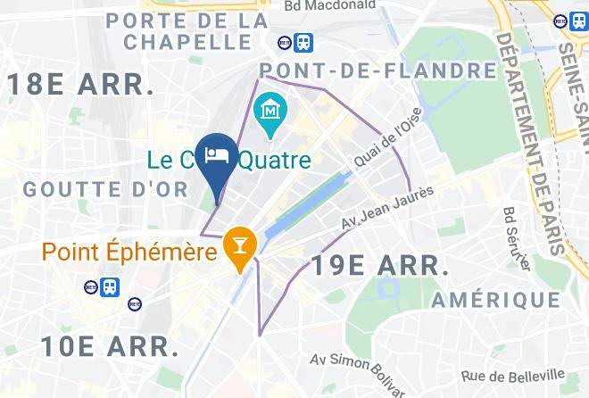 Reims Hotel Map