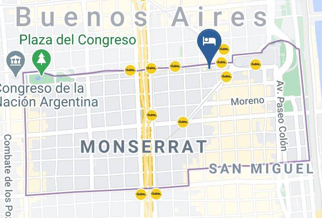Autonomous City Of Buenos Aires - Reino Del Plata Salon Roca Maps