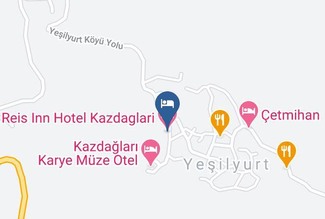 Ayvacik - Reis Inn Hotel Kazdaglari Maps