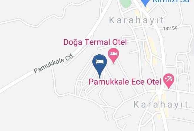 Pamukkale - Reis Termal Otel Maps