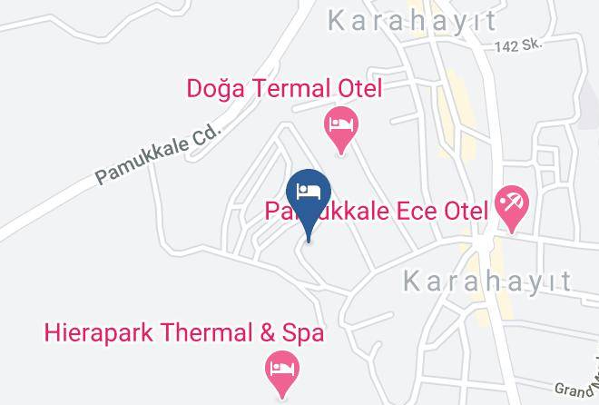 Pamukkale - Reis Thermal Otel Maps