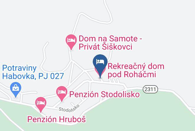 Tvrdosin - Rekreacny Dom Pod Rohacmi Maps