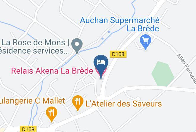 Gironde - Relais Akena La Brede Maps