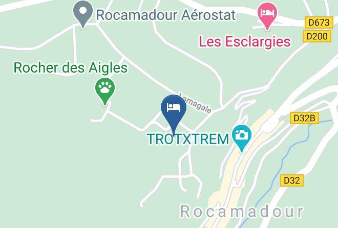 Lot - Relais Amadourien Hotel Rocamadour Maps