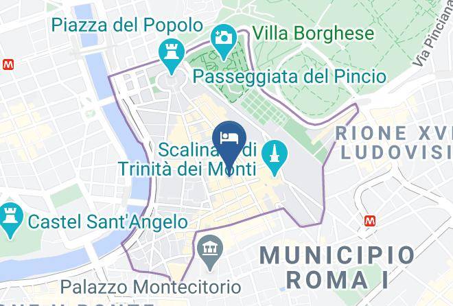 Rome - Relais Bocca Di Leone Maps