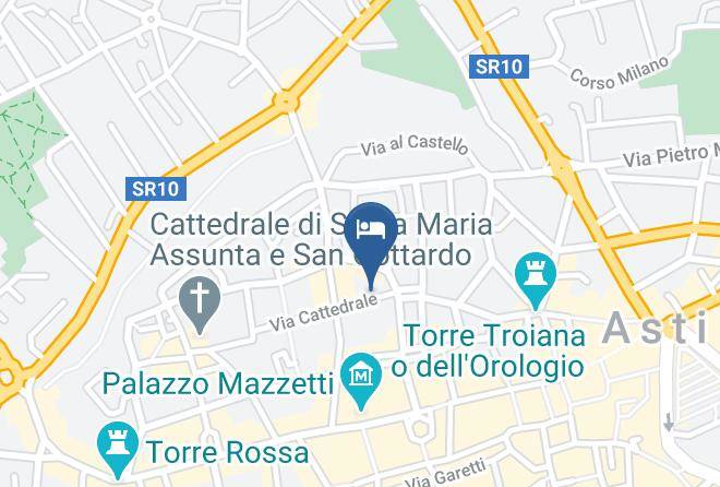 Asti - Relais Cattedrale Maps